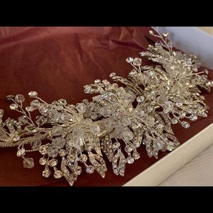 Bridal Wedding Hair Piece Hair Accessory with Clip